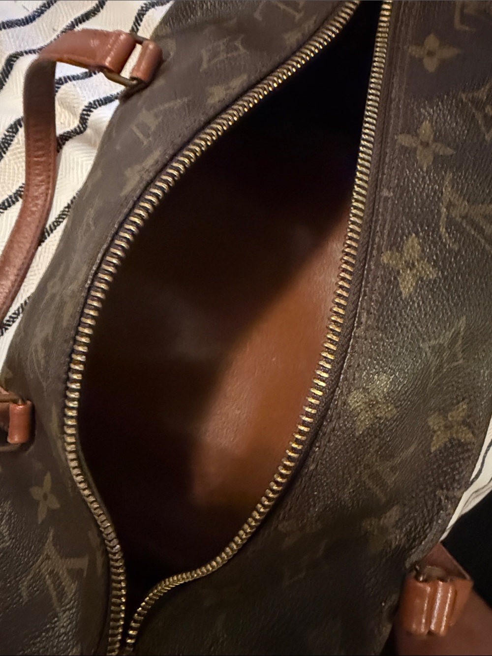 Louis Vuitton Monogram Barrel Bag in Brown and Tan - Picture 5 of 5